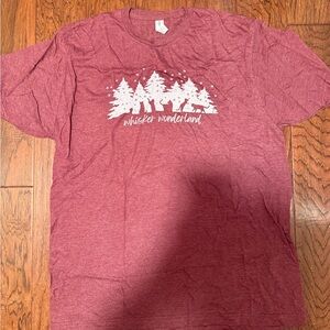 Tultex Maroon Whisker Wonderland Tee